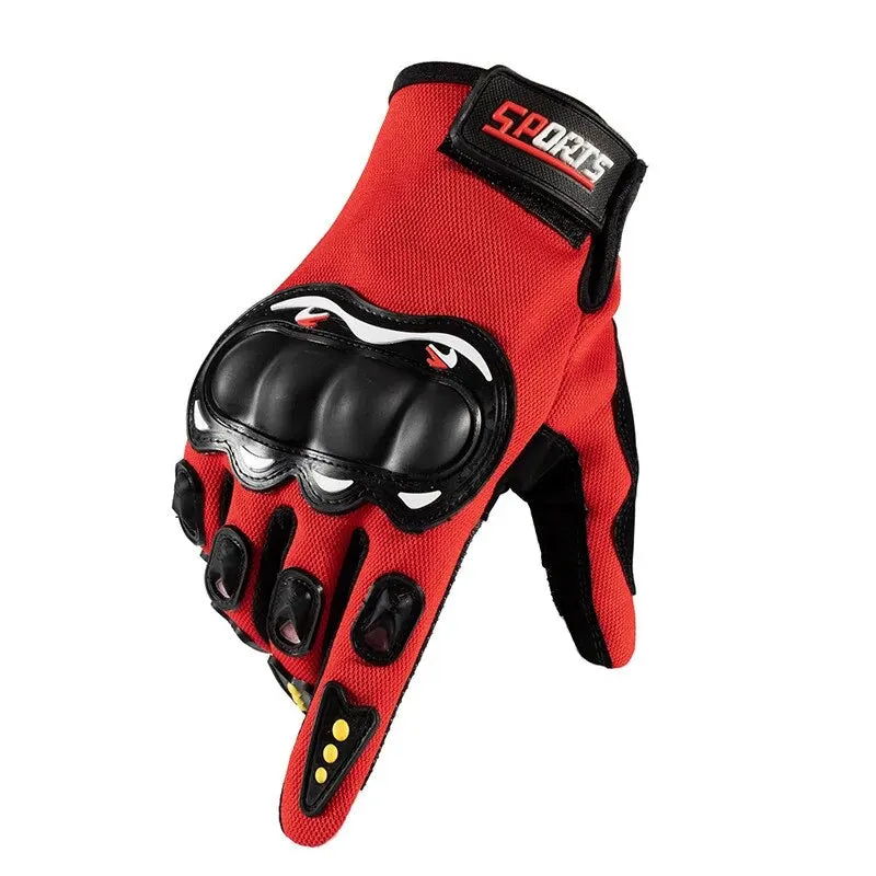 Gants Moto Homme à Doigts Renforcés et Compatibles Écran Tactile – Pour Moto, Vélo, Tout-Terrain & Sports Outdoor