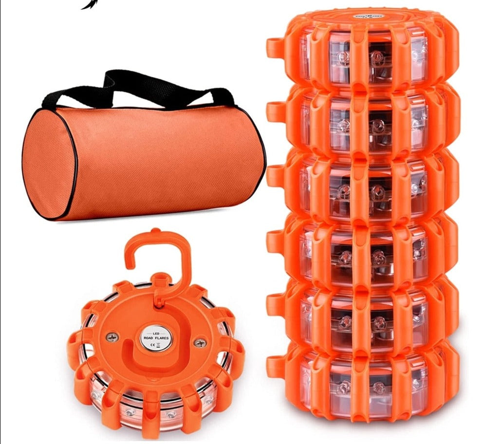 Lot de 2 Balises de Signalisation d'Urgence