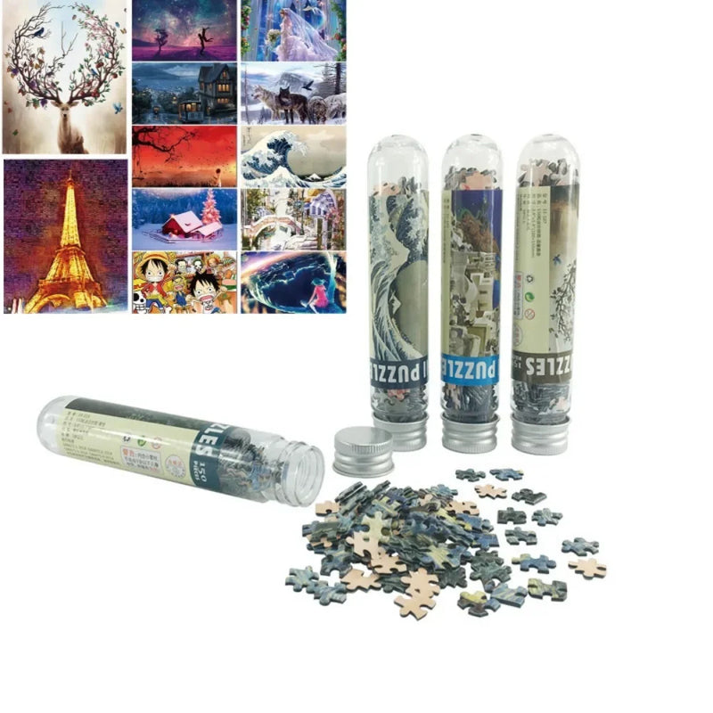 Mini Puzzle 150PCS dans tube à essai - 1 ACHETÉ = 1 OFFERT