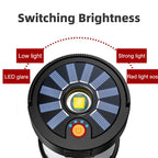 Lampe de camping rechargeable solaire magnétique multifonctionnelle