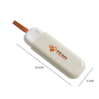 Lot de 2 Mini pilulier à 3 compartiments