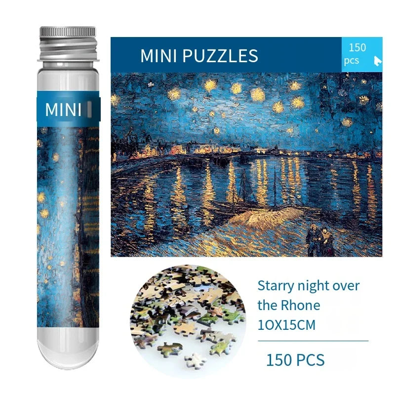 Mini Puzzle 150PCS dans tube à essai - 1 ACHETÉ = 1 OFFERT