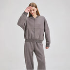Ensemble Cozy & Confort - Cardigan Bombardier & Jogging large