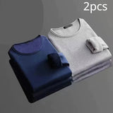 Lot de 2 T-shirts thermiques manches longues Doublure polaire -  Homme