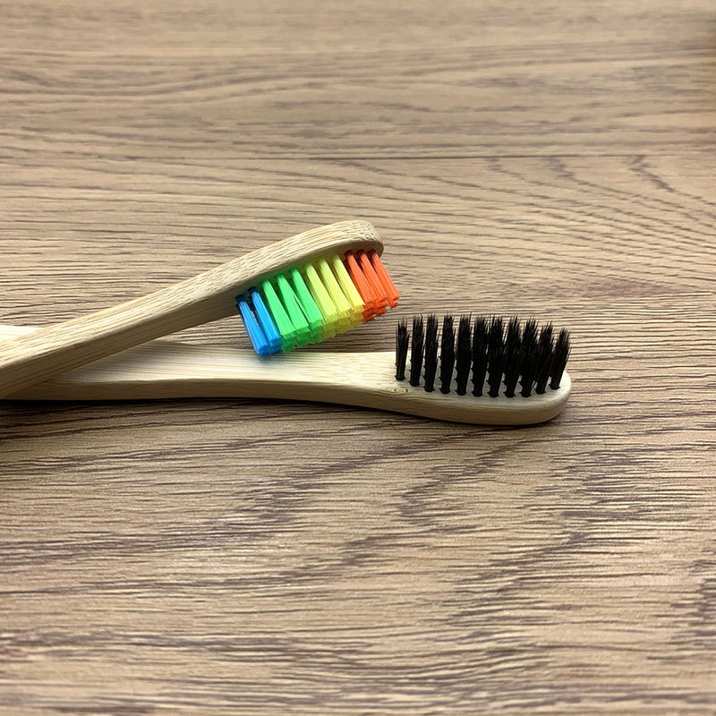 Brosse à dents en Bambou - Pack économique X10