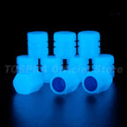 4x Bouchon de valve fluorescent pour pneus