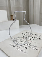 Vases minimaliste à fleurs en fer