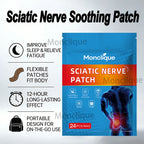 Lot de 24 Patchs Anti-Inflammatoires pour Sciatique