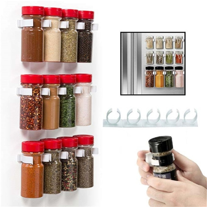 Kit de 10 épices + Clip porte bouteilles