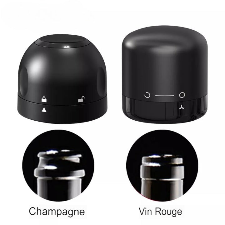 4x Bouchon Hermétique pour Bouteille de Vin et  Champagne