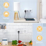 Multiprise murale 6 EN 1 - USB et USB-C