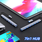 7-in-1 USB/USB-C Multiport Hub
