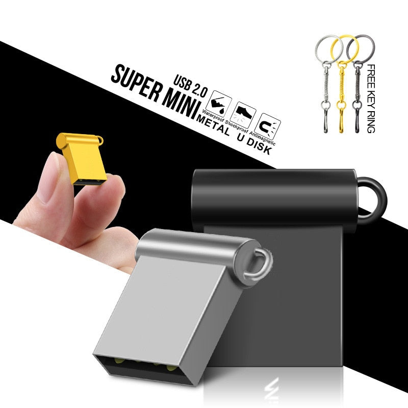 SUPER Mini clé USB en METAL 64Gb - Waterproof