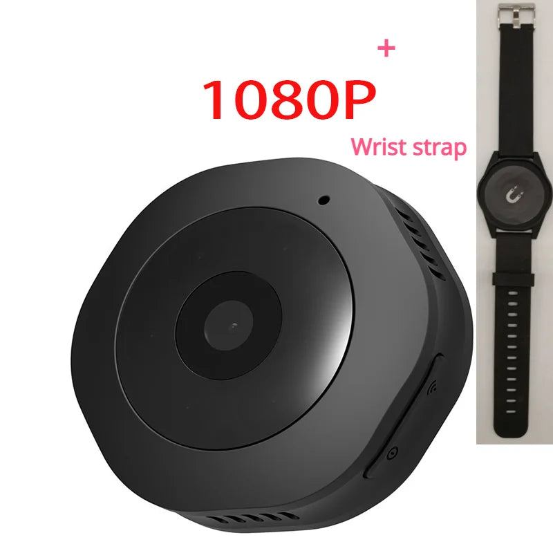 Mini caméra espion WiFi HD 1080p + Bracelet OFFERT