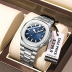 Nautilus - Montre Homme en acier brossé inoxydable