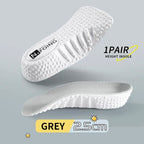 Height-increasing memory foam insoles