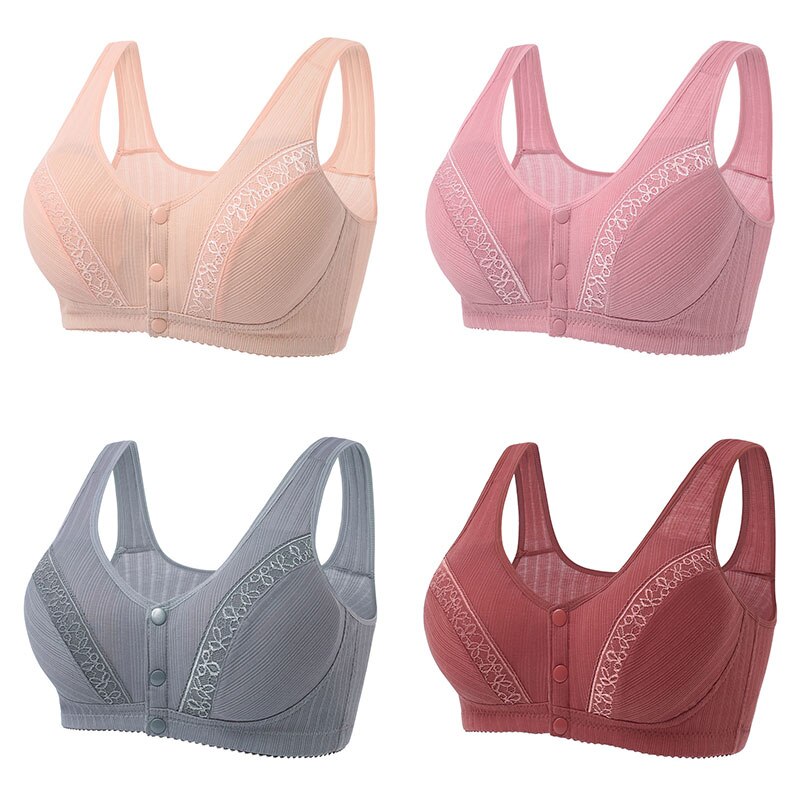 Soutien-gorge en Coton - Fermeture pression avant