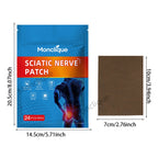 Lot de 24 Patchs Anti-Inflammatoires pour Sciatique