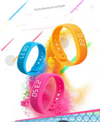 Bracelet Intelligent LED Étanche – Smartband avec Podomètre, Montre Numérique et Alarme Vibrante
