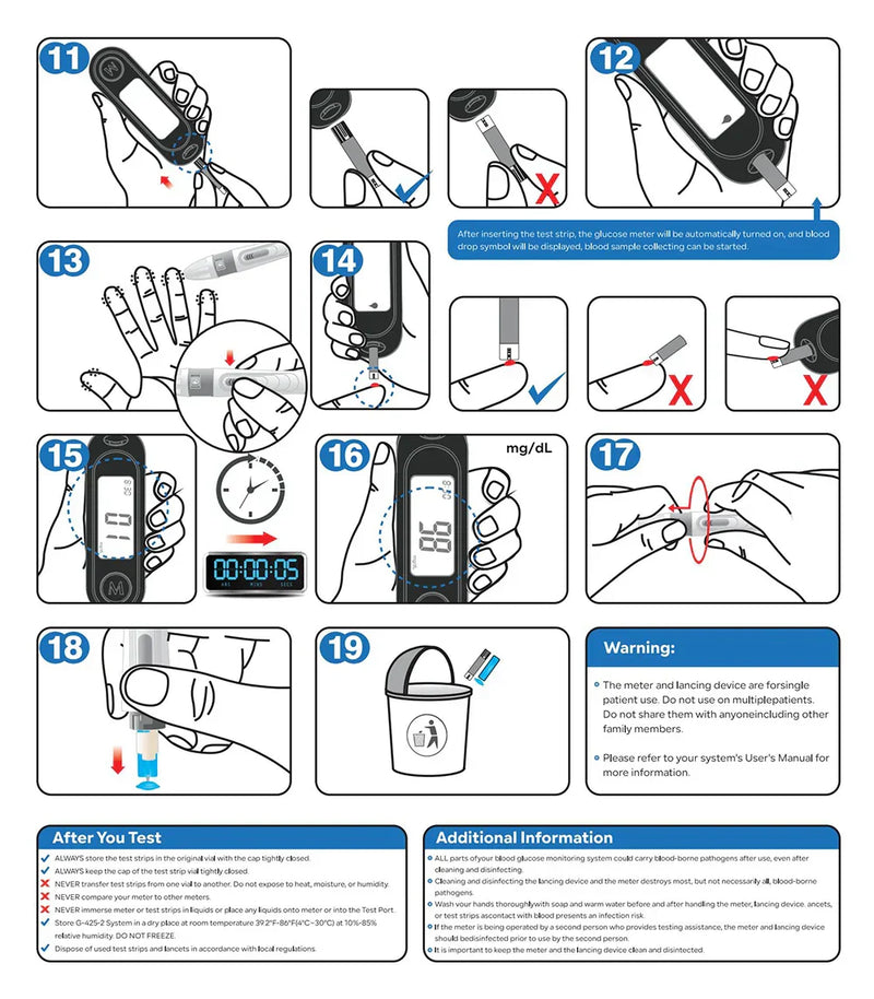 Appareil de Mesure Glycémique - Facile & Rapide