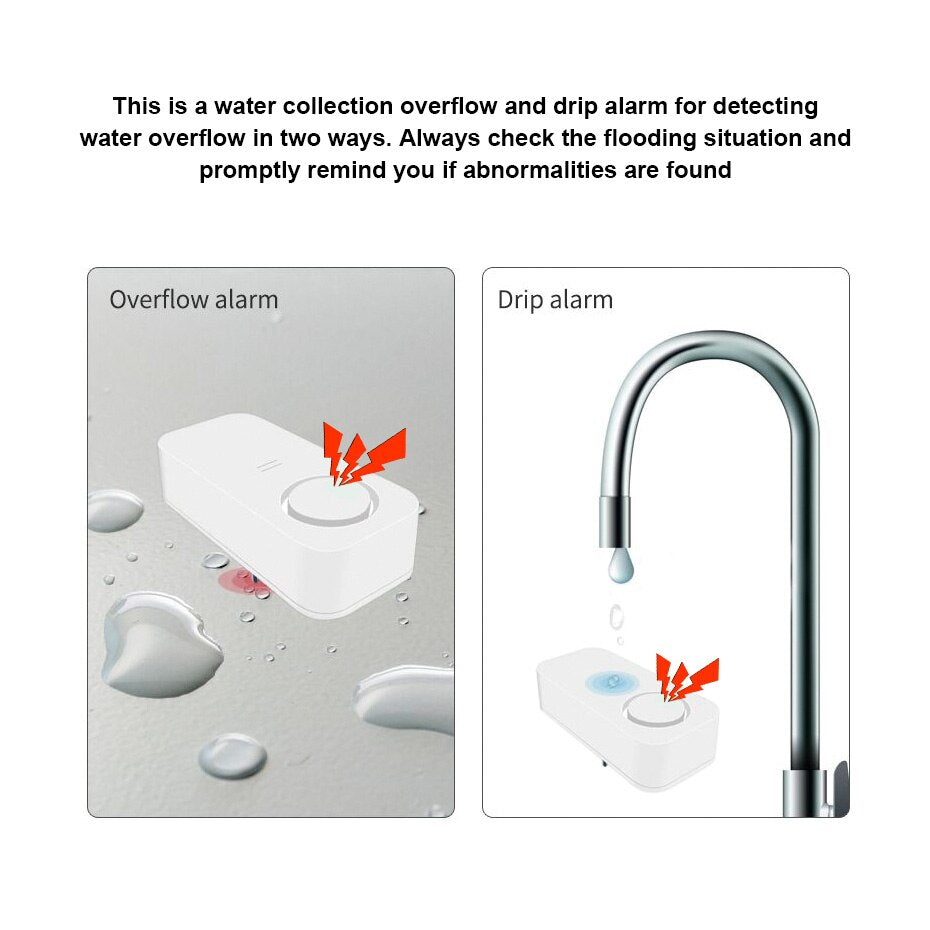 Capteur alarme de fuite d'eau sans fil