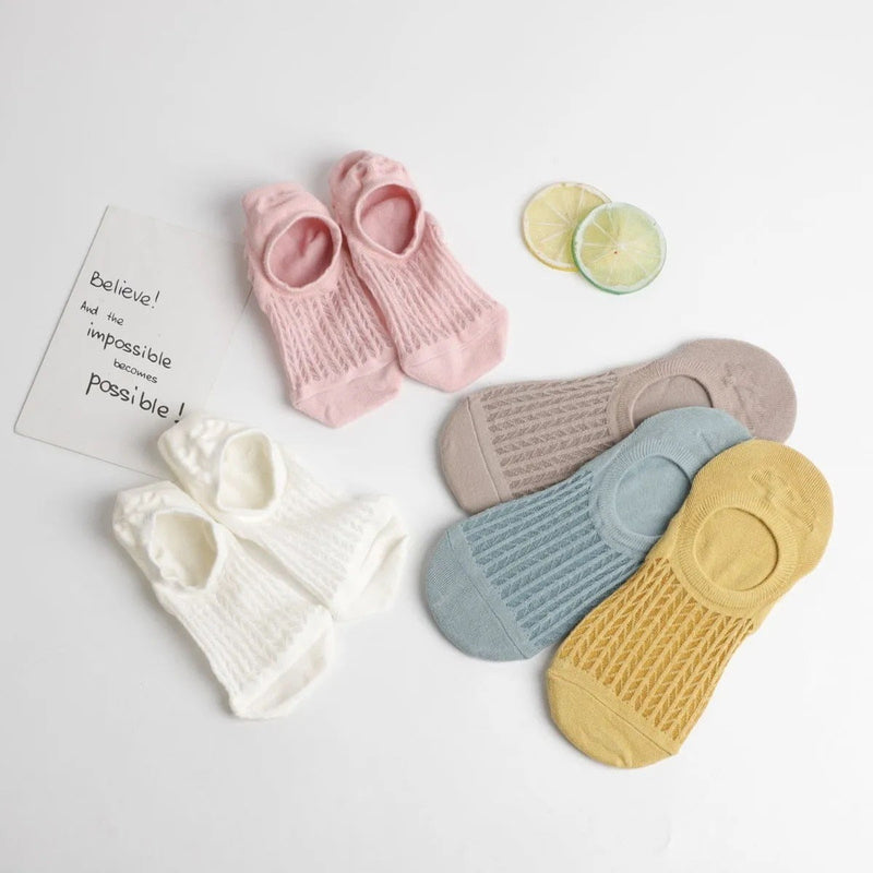 5 paires de chaussettes invisibles - Femme