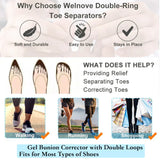 4x Séparateurs d'orteils Spécial Hallux Valgus
