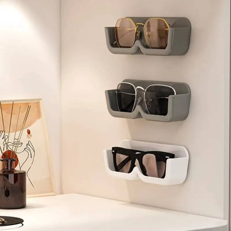 5x Supports autoadhésifs de rangement pour lunettes