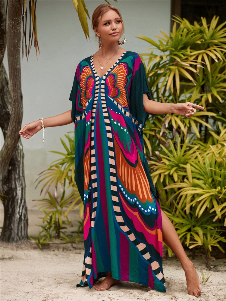 Robe maxi de plage légère