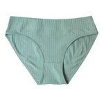Lot de 2 Culottes taille haute côtelé en Coton