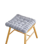 Coussin de Chaise en Velours Gaufré 40CM – Rond ou Carré, Doux et Confortable