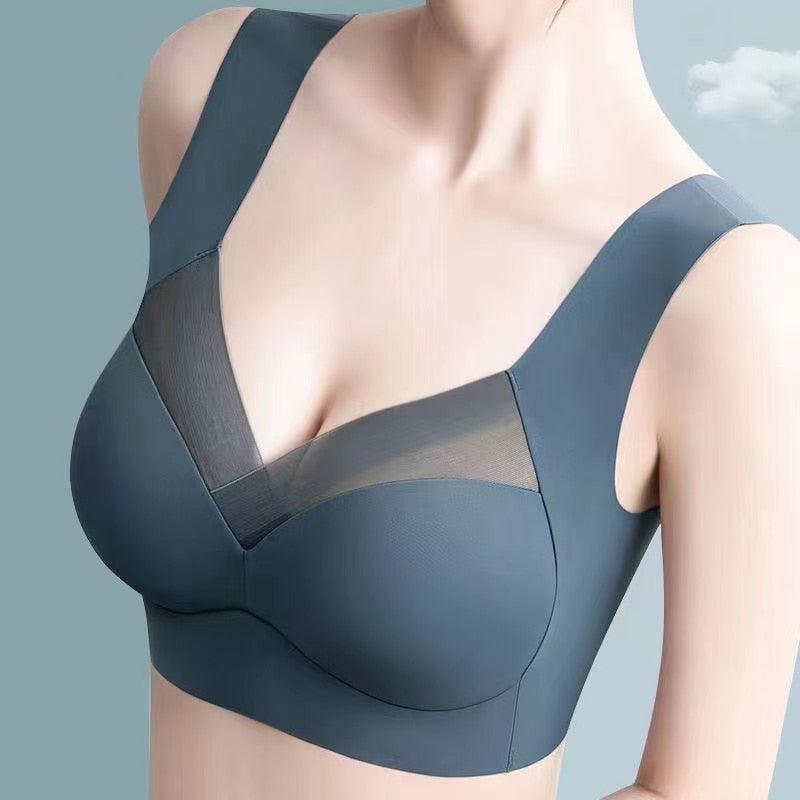 Brassière en soie glacée - Sans armatures