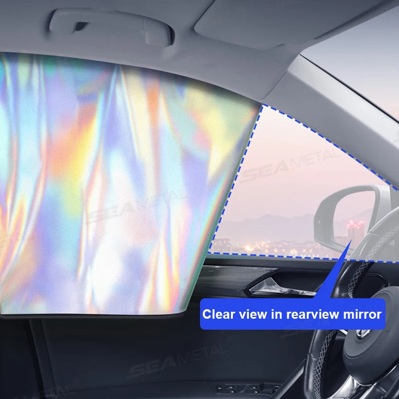 Pare-Soleil Magnétique pour Fenêtres de Voiture - Protection UV & Isolation Thermique
