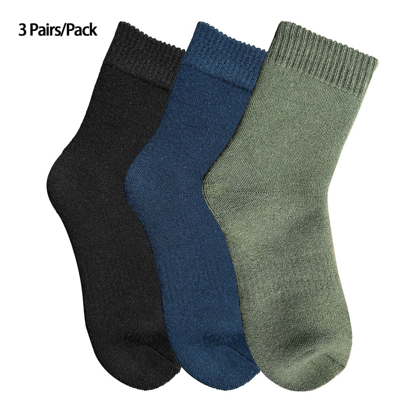 3x Paire de Chaussettes en laine mérinos pour hommes