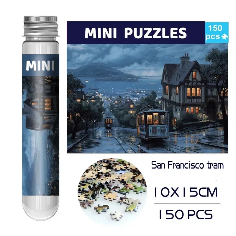 Mini Puzzle 150PCS dans tube à essai - 1 ACHETÉ = 1 OFFERT