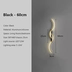 Noir 60cm / Lumière neutre,Noir 60cm / Lumière froide,Noir 60cm / Lumière chaude,Noir 60cm / 3 Lumières