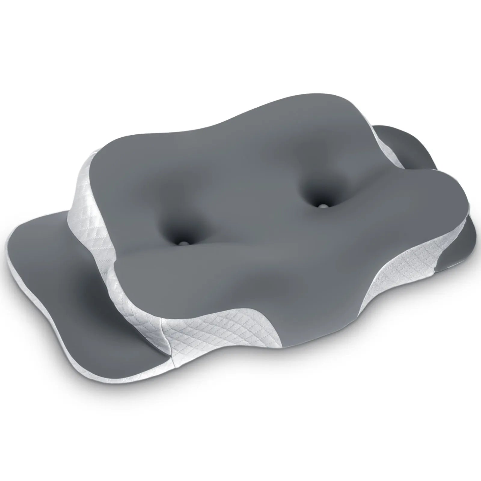 Oreiller Cervical en Mousse à Mémoire de Forme – Respirant, Ajustable & Effet Frais – Soutien du Cou pour Toutes Positions de Sommeil