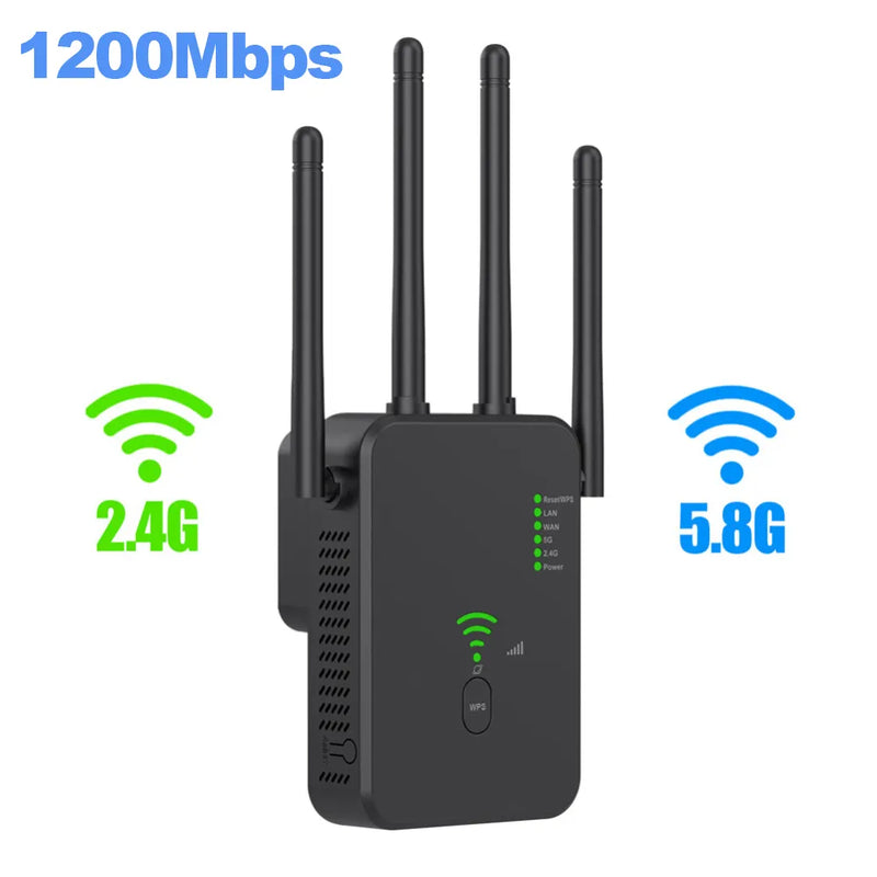 Booster WiFi sans fil 1200Mbps 5.8Ghz