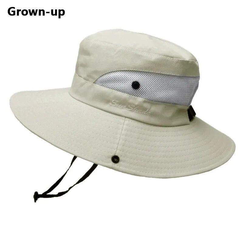Chapeau d'été femme avec trou pour queue de cheval — polyester respirant, pliable