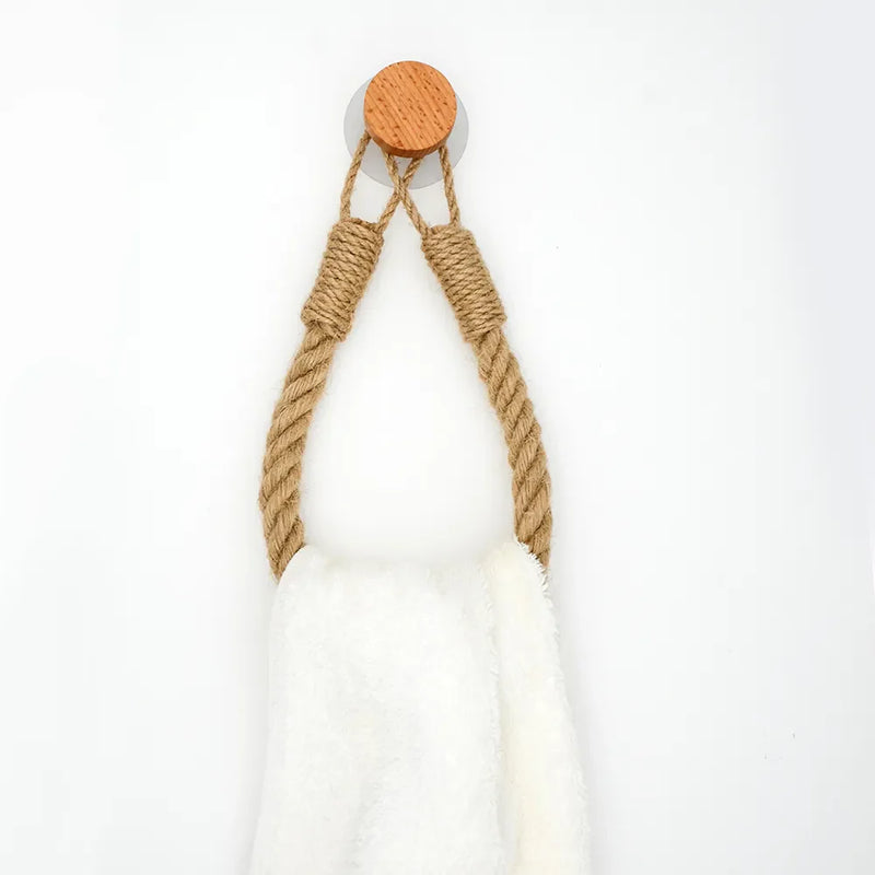Porte-papier en corde Vintage - Sans clou ni vis