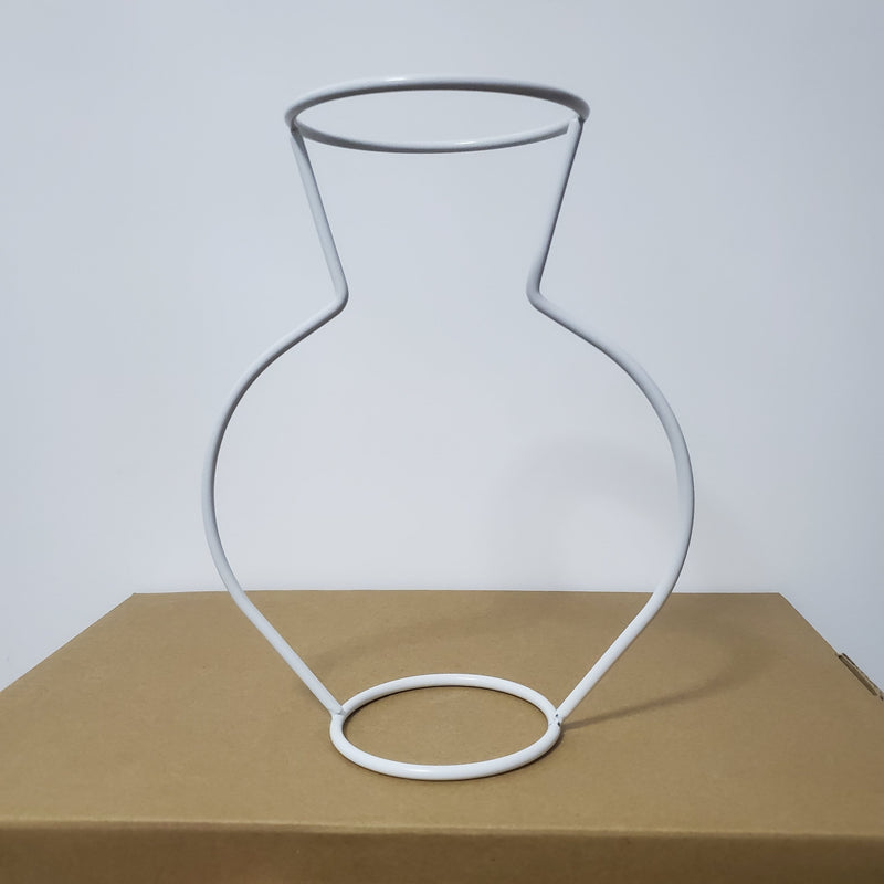 Vases minimaliste à fleurs en fer