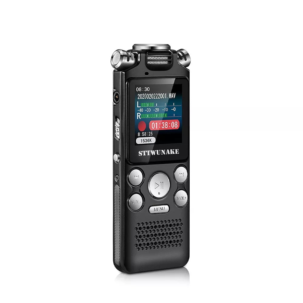 Enregistreur vocal numérique professionnel - 3 Micros 360°