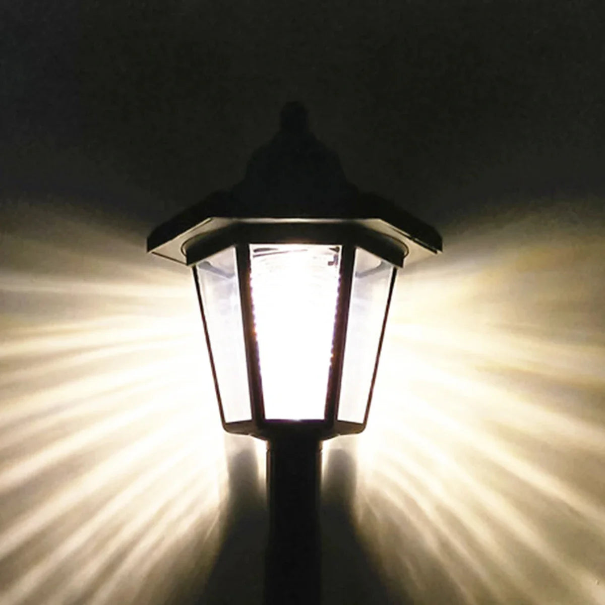 Set of 2 Vintage LED Solar Wall Lights