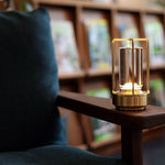 Lampe nordique en cristal sans fil