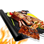 Lot de 2 Tapis de cuisson antiadhésif BBQ
