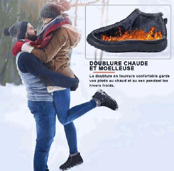 Chaussures d'hiver Antidérapantes et Imperméables