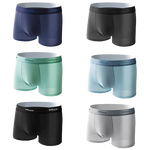 Lot de 4 boxers en soie glacée