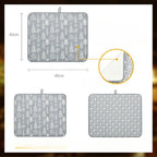 Tapis pour vaisselle ultra-absorbant