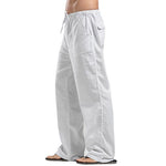 Pantalon en Lin Multipoche