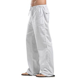 Pantalon en Lin Multipoche